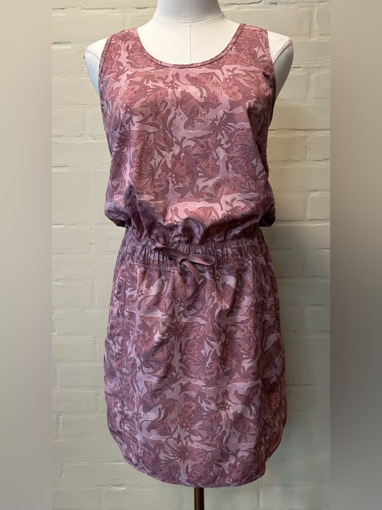 Patagonia Dresses & Skirts - Patagonia Mauve Floral Fleetwith Tank Dress Small Crunchy Chic Granola Gorpcore
